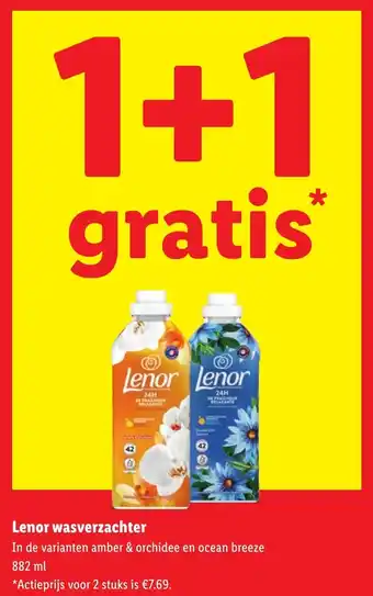 Lidl Lenor wasverzachter aanbieding