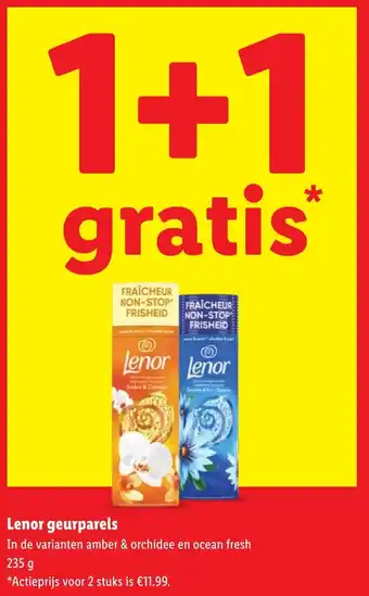 Lidl Lenor Geurparels aanbieding