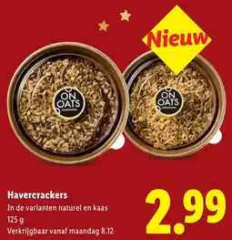 Lidl Havercrackers aanbieding