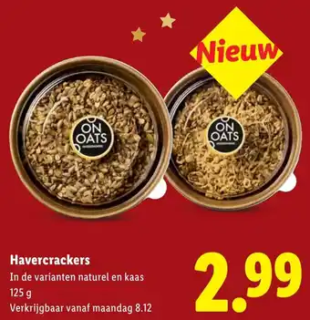 Lidl Havercrackers aanbieding