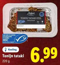 Lidl Tonijn Tataki aanbieding
