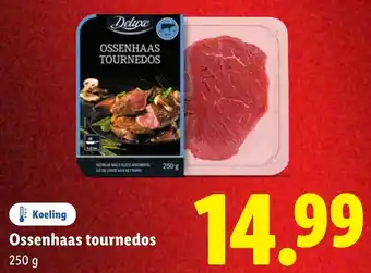Lidl Ossenhaas Tournedos aanbieding