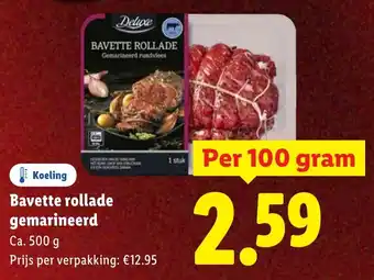 Lidl Bavette Rollade Gemarineerd aanbieding