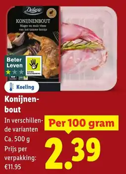 Lidl Konijnenbout aanbieding