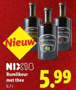 Lidl Rumlikeur met thee aanbieding