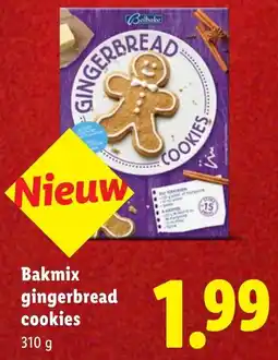 Lidl Bakmix gingerbread cookies aanbieding