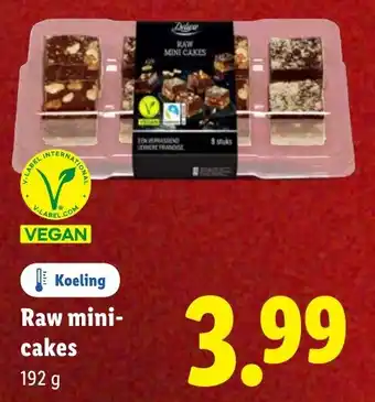 Lidl Raw mini cakes aanbieding