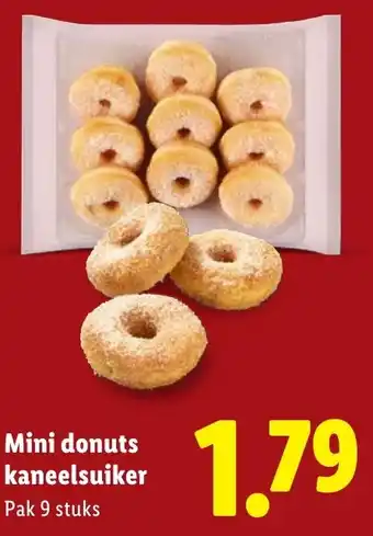 Lidl Mini donuts kaneelsuiker aanbieding