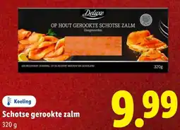 Lidl Schotse gerookte zalm aanbieding