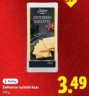 Lidl Zwitserse raclette kaas aanbieding