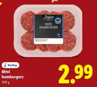 Lidl Mini hamburgers aanbieding