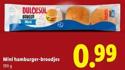 Lidl Mini Hamburger Broodjes aanbieding