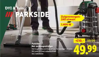 Lidl Parkside Nat en droogstofzuiger aanbieding