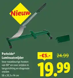 Lidl Parkside Laminaatsnijder aanbieding