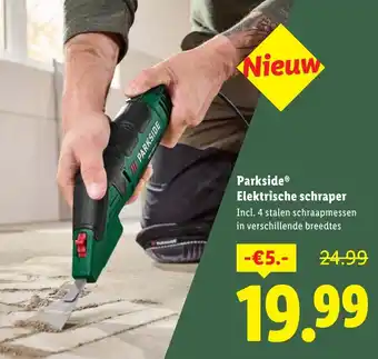 Lidl Parkside Elektrische schraper aanbieding