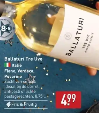 ALDI Ballaturi Tre Uve aanbieding