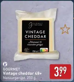 ALDI Gourmet Vintage cheddar 48+ aanbieding
