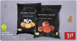 ALDI Gourmet Borreltoast aanbieding
