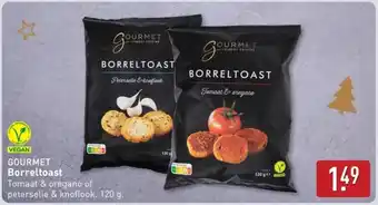 ALDI Gourmet Borreltoast aanbieding