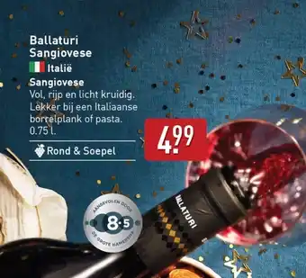 ALDI Ballaturi Sangiovese aanbieding