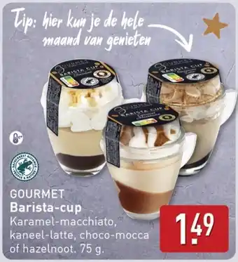 ALDI Gourmet Barista-cup aanbieding