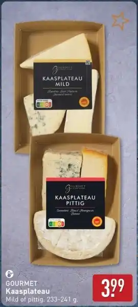 ALDI Gourmet Kaasplateau aanbieding