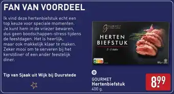 ALDI Gourmet Hertenbiefstuk aanbieding