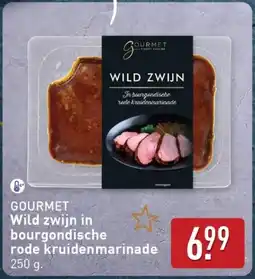 ALDI Gourmet Wild zwijn in bourgondische rode kruidenmarinade aanbieding