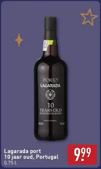 ALDI Lagarada port 10 jaar oud, Portugal aanbieding
