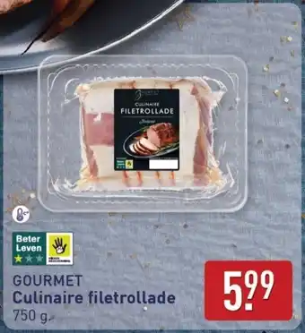 ALDI Gourmet Culinaire filetrollade aanbieding