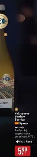 ALDI Valdoyeros Verdejo Barrica aanbieding