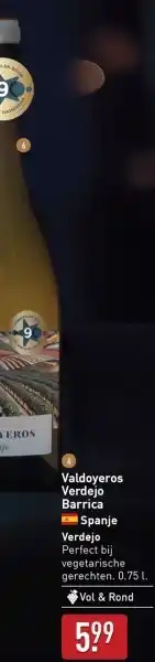 ALDI Valdoyeros Verdejo Barrica aanbieding