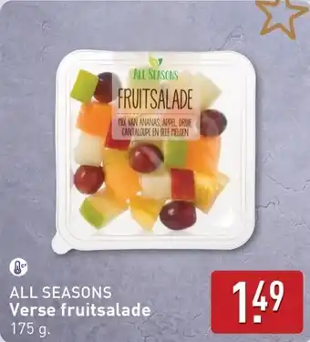 ALDI All seasons Verse fruitsalade aanbieding