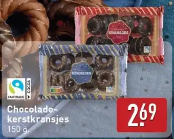 ALDI Chocolade Kerstkransjes aanbieding