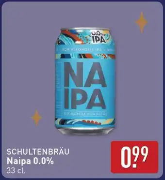 ALDI Schultenbräu Naipa 0.0% aanbieding