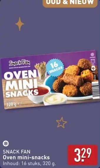 ALDI SNACK FAN Oven mini-snacks aanbieding