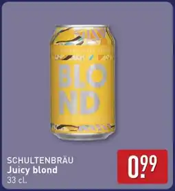 ALDI Schultenbräu Juicy blond aanbieding