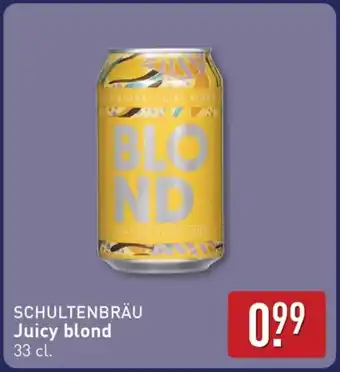 ALDI Schultenbräu Juicy blond aanbieding