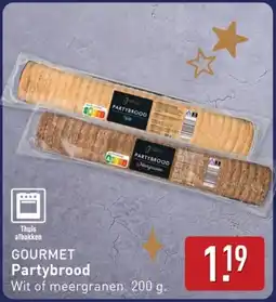 ALDI Gourmet Partybrood aanbieding