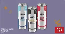 ALDI Premium dutch Mixdrink aanbieding