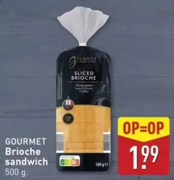 ALDI Gourmet Brioche Sandwich aanbieding