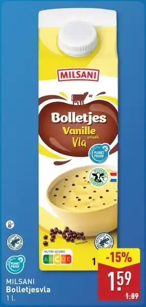 ALDI Milsani Bolletjesvla aanbieding