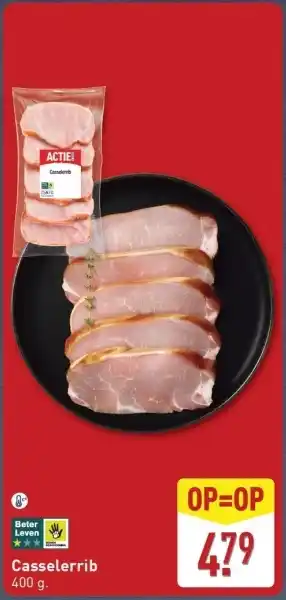 ALDI Casselerrib aanbieding