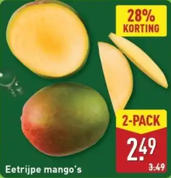 ALDI Eetrijpe Mango's aanbieding