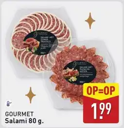 ALDI Gourmet Salami aanbieding