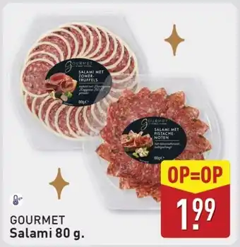 ALDI Gourmet Salami aanbieding