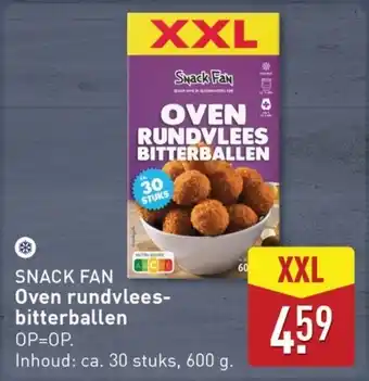 ALDI Snack Fan Oven Rundvlees Bitterballen XXL aanbieding