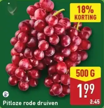 Pitloze rode druiven