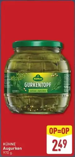 ALDI Kühne Augurken aanbieding