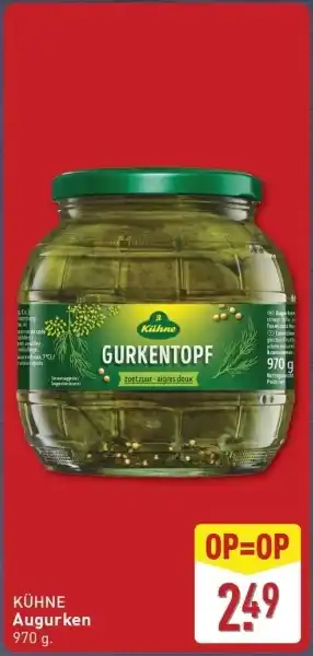 ALDI Kühne Augurken aanbieding